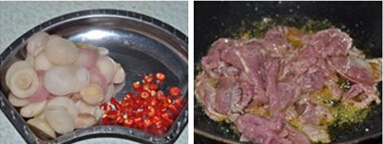 红辣椒炒牛肉的组图做法的做法步骤2