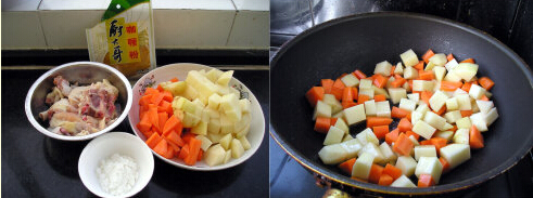 土豆咖喱鸡块的做法,土豆咖喱鸡块如何做好吃的做法步骤1