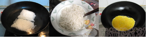 鸡蛋猪肉炒河粉的做法(图文)的做法步骤1