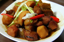 慈菇烧肉怎么做：简单又美味的家常菜