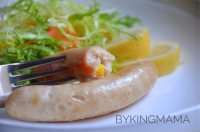 鸡肉玉米肠的家庭制作方法 鸡肉玉米肠的做法步骤12