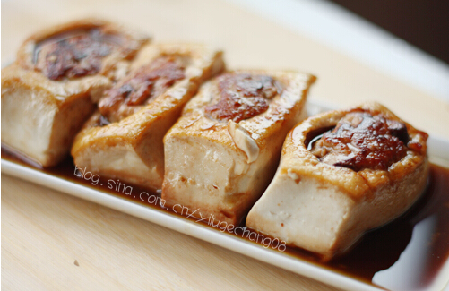 美味肉馅煎豆腐[有图做法](豆腐馅煎饺的做法)
