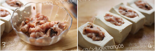 美味肉馅煎豆腐[有图做法]的做法步骤2