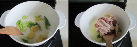 韩式泡菜豆腐锅的制作方法的做法步骤2
