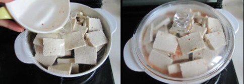 韩式泡菜豆腐锅的制作方法的做法步骤7