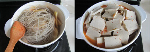 韩式泡菜豆腐锅的制作方法的做法步骤6