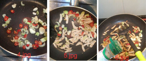 红椒大蒜炒里脊肉的做法的做法步骤2