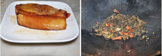 梅干菜烧扣肉的做法,梅干菜扣肉怎么做好吃的做法步骤4