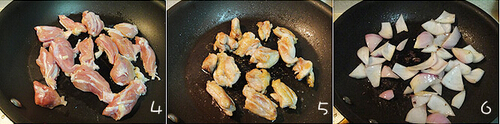 黑椒鸡腿肉饭的做法步骤2