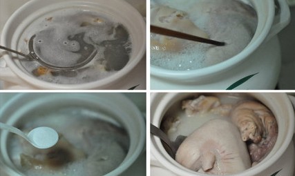 四川风味猪肚做法——苦藠炖肚子的做法步骤4