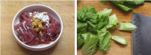 超级入味的牛肉炒盖菜的做法步骤3