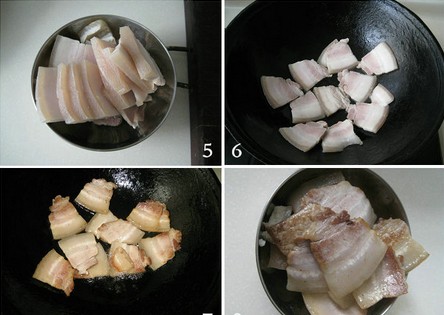 黄豆酱版回锅肉的制作方法的做法步骤2