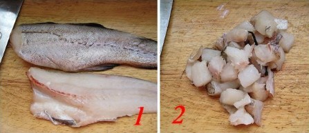毛豆香菇炒鳕鱼的做法的做法步骤1