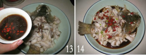 辣椒蒸鲈鱼的做法[有图]的做法步骤7