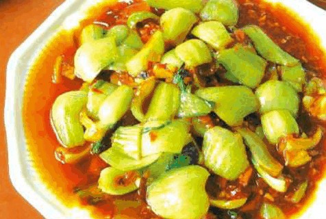 鱼香炒油菜