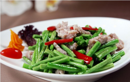 肉末炒泡豇豆