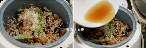 香菇栗子烧鸡饭(图文)的做法步骤6