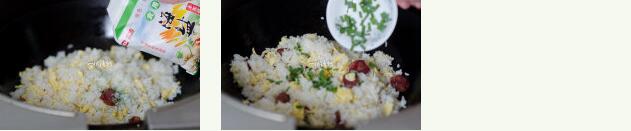 腊肠版蛋炒饭的做法[组图],腊肠版蛋炒饭怎么做好吃的做法步骤4