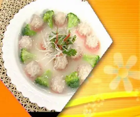 糯米肉圆，口感丰富，弹性十足，糯米粒粒分明