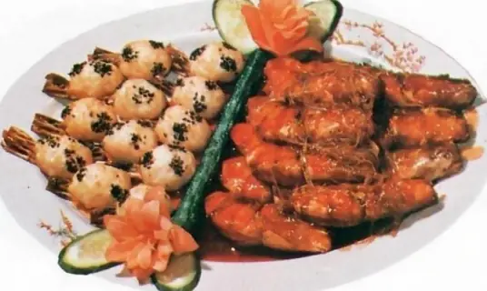 罗汉大虾，美观大方，焦嫩鲜美，肉嫩鲜香