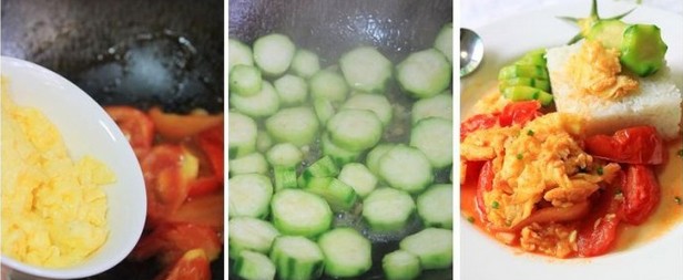 非常家常的番茄炒鸡蛋酸甜恰当，汁水浓郁