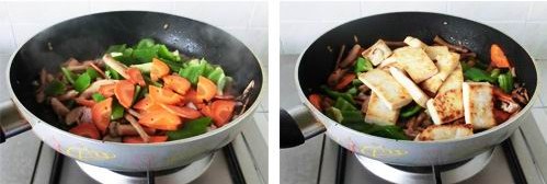 茶树菇烧豆腐，清淡的美食却不失美味