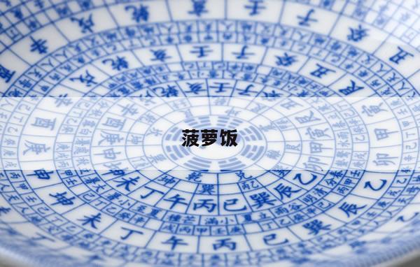 菠萝饭